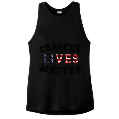 Cracker Lives Matter Ladies PosiCharge Tri-Blend Wicking Tank