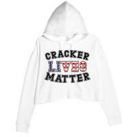 Cracker Lives Matter Crop Fleece Hoodie