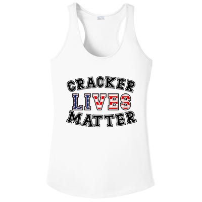 Cracker Lives Matter Ladies PosiCharge Competitor Racerback Tank