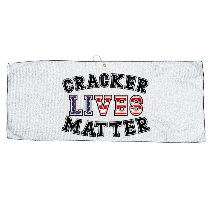 Cracker Lives Matter Large Microfiber Waffle Golf Towel