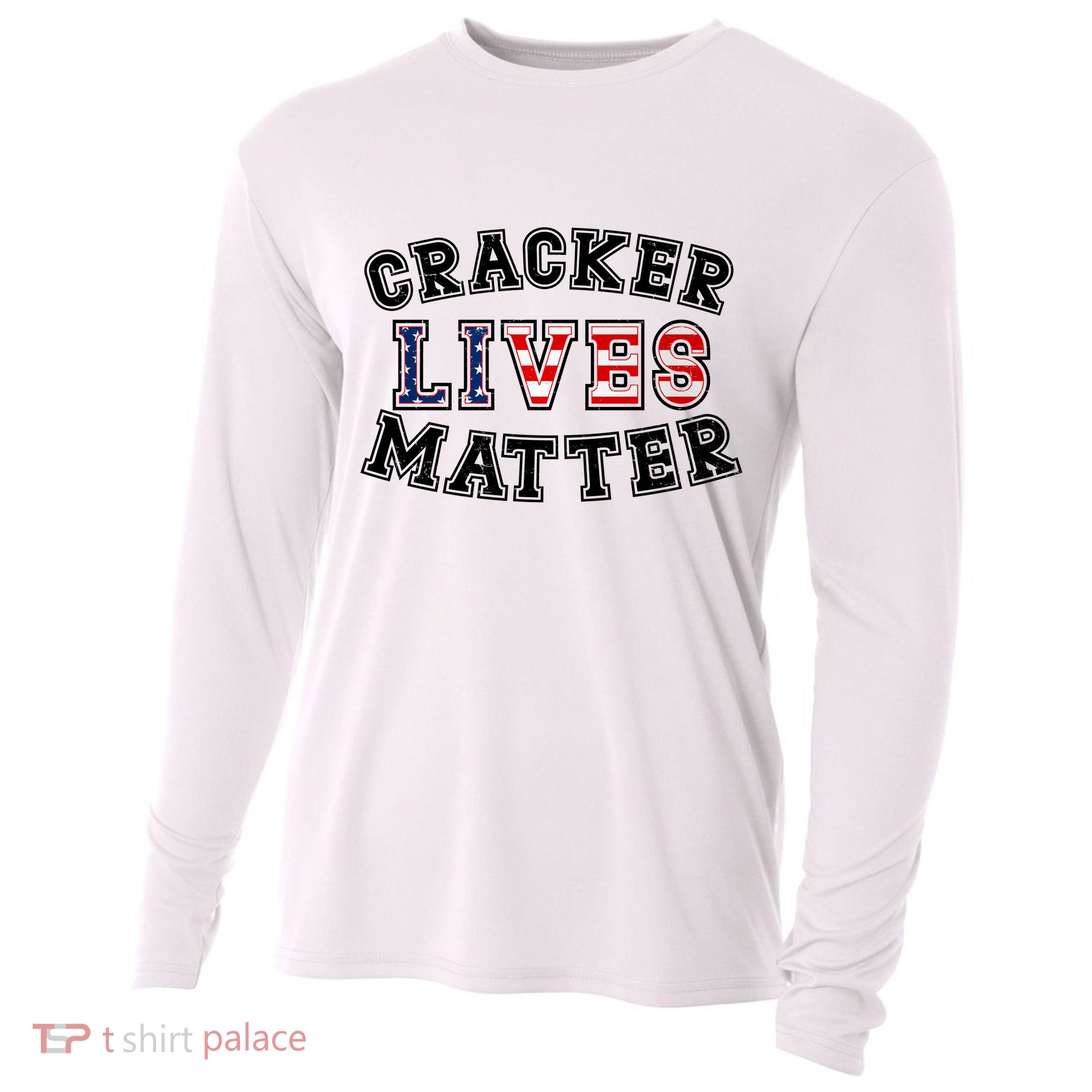 Cracker Lives Matter Cooling Performance Long Sleeve Crew