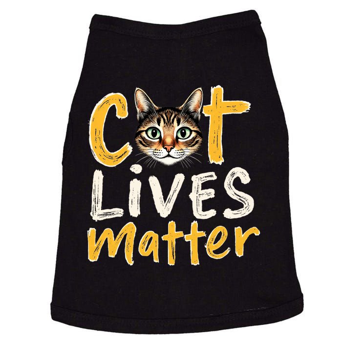 Cat Lives Matter Doggie Tank