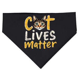 Cat Lives Matter USA-Made Doggie Bandana