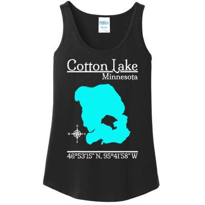 Cotton Lake Minnesota Ladies Essential Tank