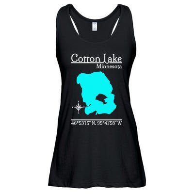 Cotton Lake Minnesota Ladies Essential Flowy Tank