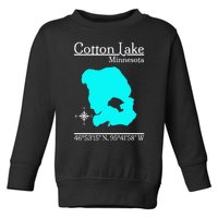 Cotton Lake Minnesota Toddler Sweatshirt