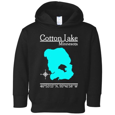 Cotton Lake Minnesota Toddler Hoodie