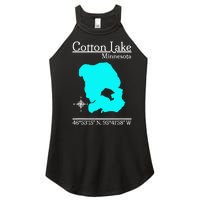 Cotton Lake Minnesota Women’s Perfect Tri Rocker Tank