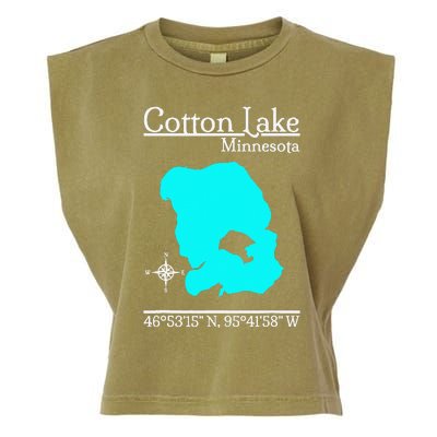 Cotton Lake Minnesota Garment-Dyed Women's Muscle Tee