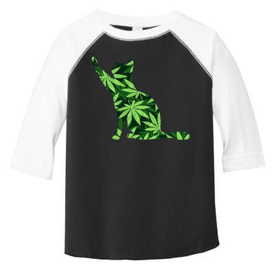 Cat Lover Marijuana Weed Smoker Funny Leaf Cannabis Toddler Fine Jersey T-Shirt