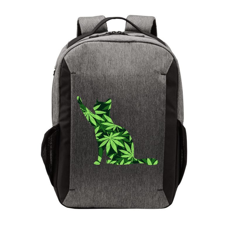 Cat Lover Marijuana Weed Smoker Funny Leaf Cannabis Vector Backpack