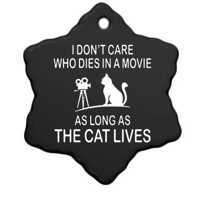 Cat Lives Movie Long Who The As Ceramic Star Ornament