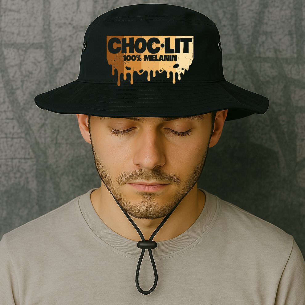 Choc Lit Melanin Queen African Afro Pride Black Historty Bucket Hat