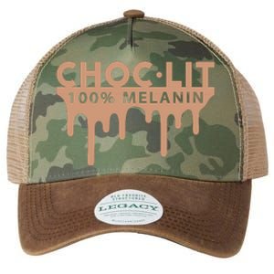 Choc Lit Melanin Black Pride History BHM African Women Legacy Tie Dye Trucker Hat