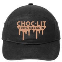 Choc Lit Melanin Black Pride History BHM African Women 7-Panel Snapback Hat