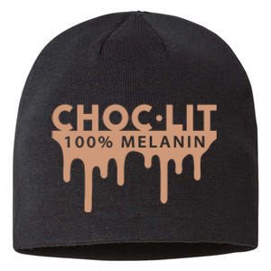 Choc Lit Melanin Black Pride History BHM African Women Sustainable Beanie