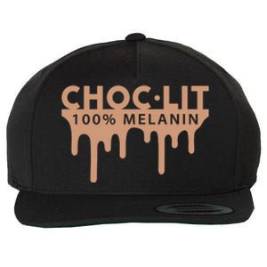 Choc Lit Melanin Black Pride History BHM African Women Wool Snapback Cap