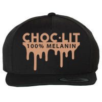 Choc Lit Melanin Black Pride History BHM African Women Wool Snapback Cap