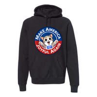 Cat Lady Make America Joyful Again Harris Wall 2024 Premium Hoodie