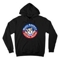 Cat Lady Make America Joyful Again Harris Wall 2024 Tall Hoodie