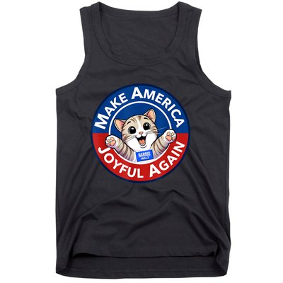 Cat Lady Make America Joyful Again Harris Wall 2024 Tank Top