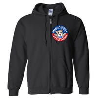 Cat Lady Make America Joyful Again Harris Wall 2024 Full Zip Hoodie