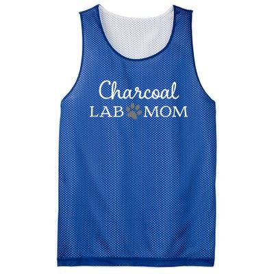 Charcoal Lab Mom Labrador Retriever Gift Mesh Reversible Basketball Jersey Tank