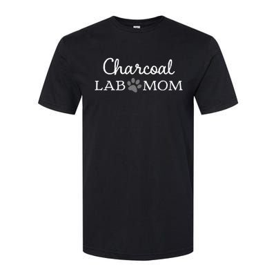 Charcoal Lab Mom Labrador Retriever Gift Softstyle® CVC T-Shirt