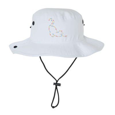 Christmas Lights Meowy Cat Pet Collection Gift Legacy Cool Fit Booney Bucket Hat