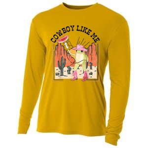 Cowboy Like Me Frog Cooling Performance Long Sleeve Crew