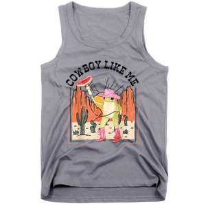 Cowboy Like Me Frog Tank Top