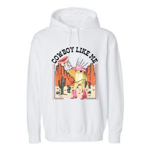 Cowboy Like Me Frog Garment-Dyed Fleece Hoodie