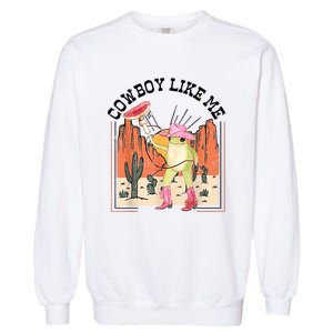 Cowboy Like Me Frog Garment-Dyed Sweatshirt