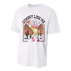 Cowboy Like Me Frog Performance Sprint T-Shirt