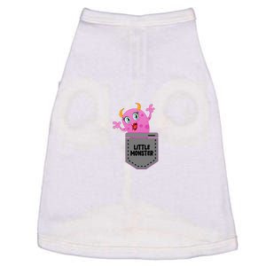 Cute Little Monster Pocket Logo Doggie Tank