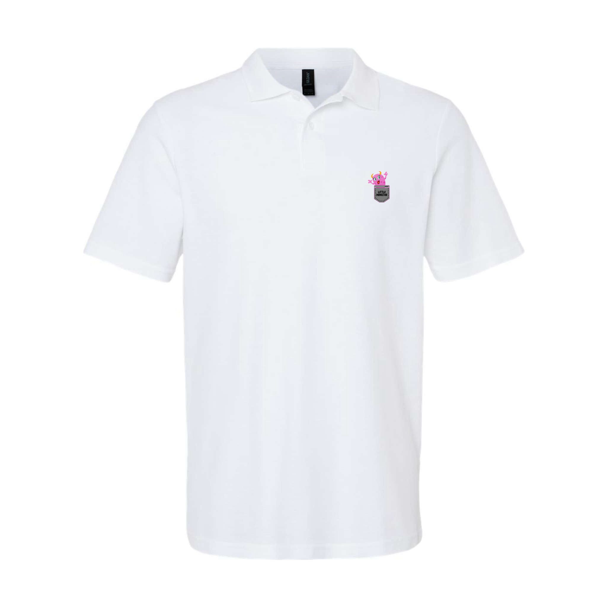 Cute Little Monster Pocket Logo Polo
