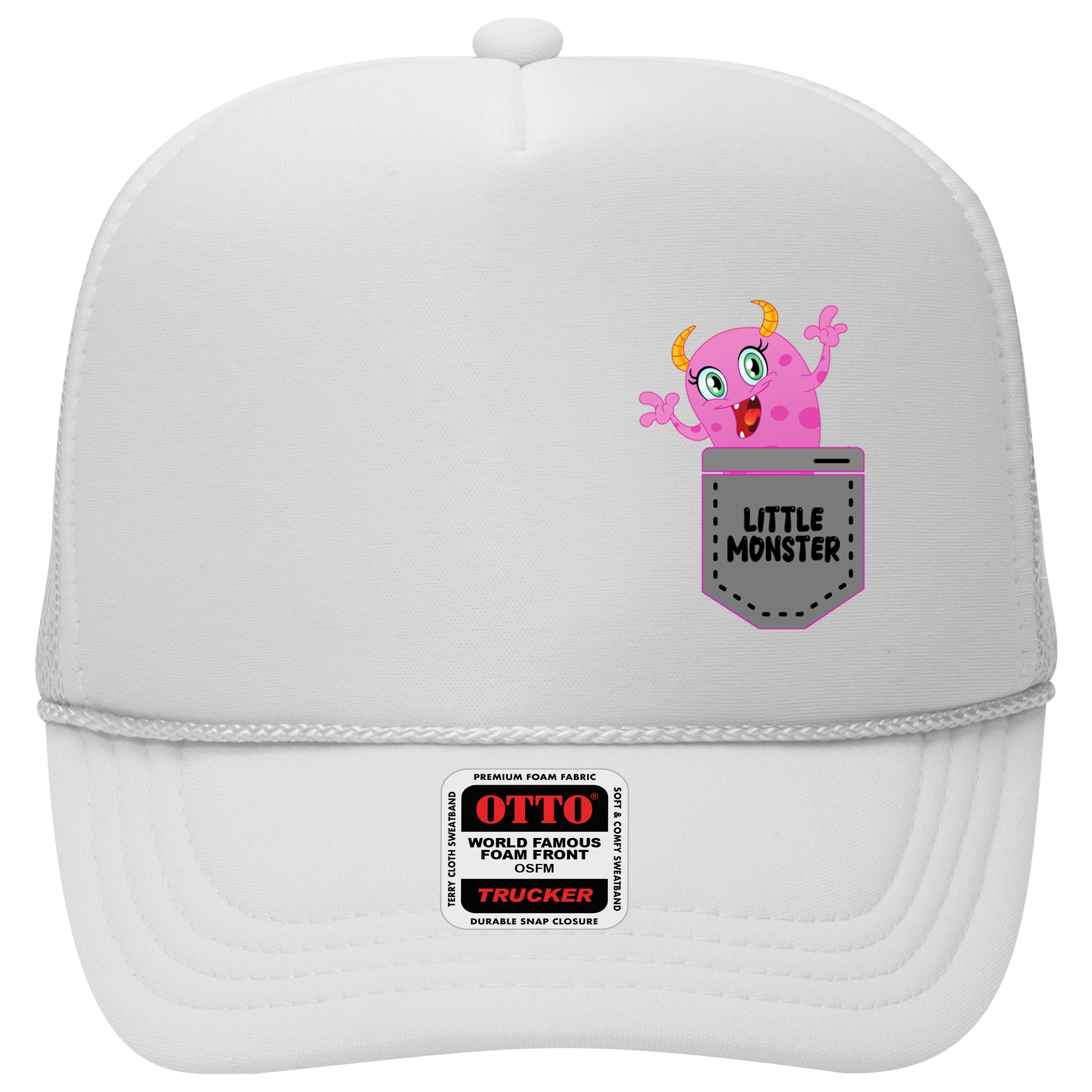 Cute Little Monster Pocket Logo Hat