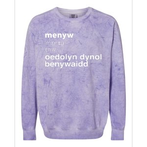 Cathy Larkman Menyw Definition Oedolyn Dynol Benywaidd Colorblast Crewneck Sweatshirt