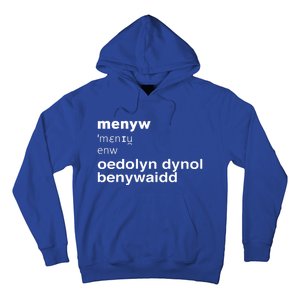 Cathy Larkman Menyw Definition Oedolyn Dynol Benywaidd Hoodie