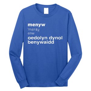 Cathy Larkman Menyw Definition Oedolyn Dynol Benywaidd Long Sleeve Shirt