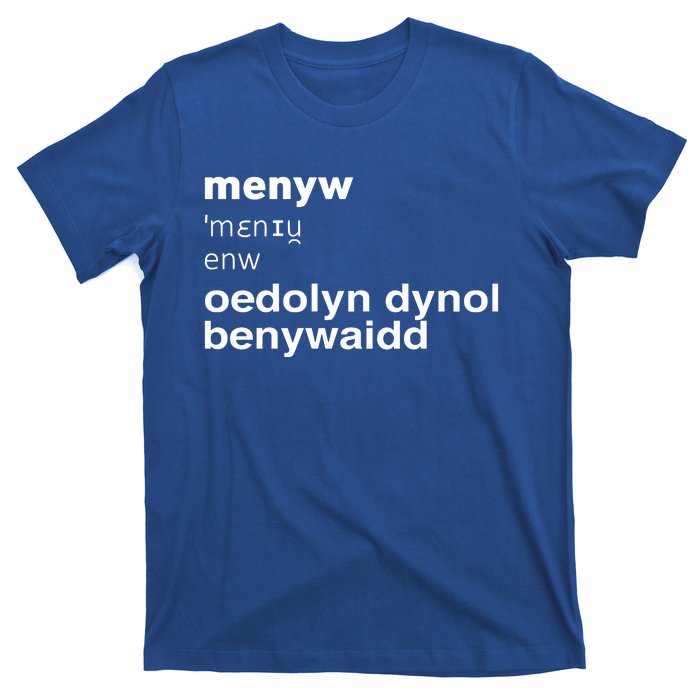 Cathy Larkman Menyw Definition Oedolyn Dynol Benywaidd T-Shirt