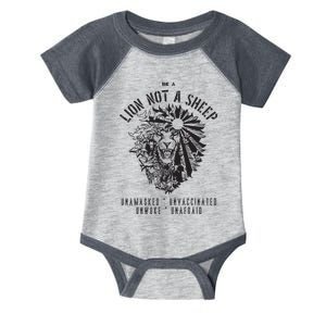 Conservative Lion Not A Sheep Infant Baby Jersey Bodysuit