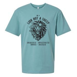 Conservative Lion Not A Sheep Sueded Cloud Jersey T-Shirt