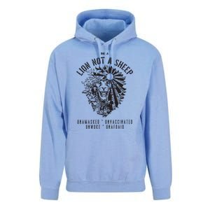 Conservative Lion Not A Sheep Unisex Surf Hoodie