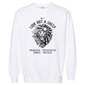 Conservative Lion Not A Sheep Garment-Dyed Sweatshirt