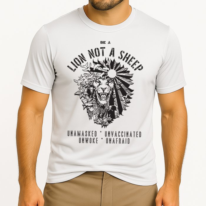 Conservative Lion Not A Sheep Performance Shirt