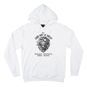 Conservative Lion Not A Sheep Hoodie