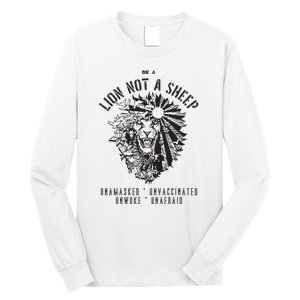 Conservative Lion Not A Sheep Long Sleeve Shirt