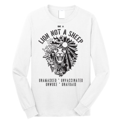 Conservative Lion Not A Sheep Long Sleeve Shirt