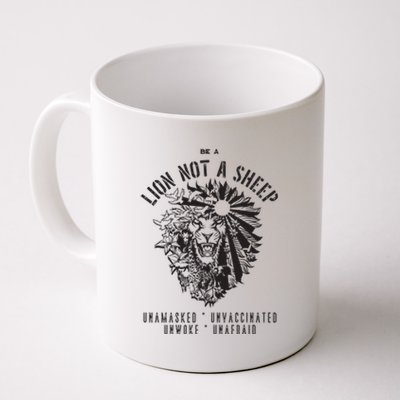 Conservative Lion Not A Sheep Coffee Mug